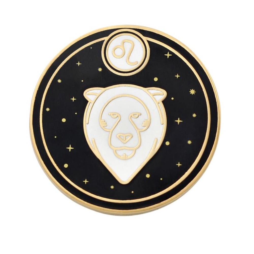 Leo Astrological Sign Pin - Star Sign